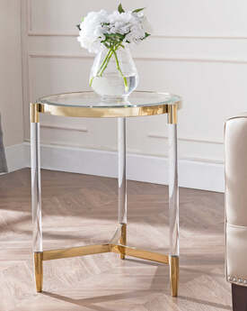 Кофейный стол Secret de Maison Oldem gold marble, 89 х 89 х 43, LHFCF06BS/HLN