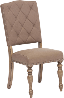 Стул VOLAND (mod. 8006-18) дерево гевея, ткань , 508*665*1060, античный дуб, ткань: бежевый вельвет (12074)