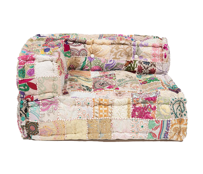 Модуль мягкий угловой Secret De Maison FANCY (mod. 10203) cotton patchwork, 80х80х43см, этнический Patchwork (12320)