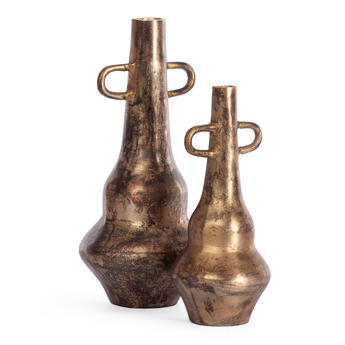 Набор ваз Secret De Maison GLANTA ( mod. LS-0228 ) металл: аллюминий, 3 х 14 х 31 см, 5 х 19 х 39 см, золотой