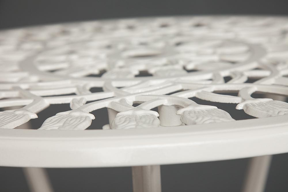 Комплект Secret De Maison Waltz of flowers (стол +2 стула) Вальс цветов алюминиевый сплав, D60/H67, 47Х41Х86см, white (белый)