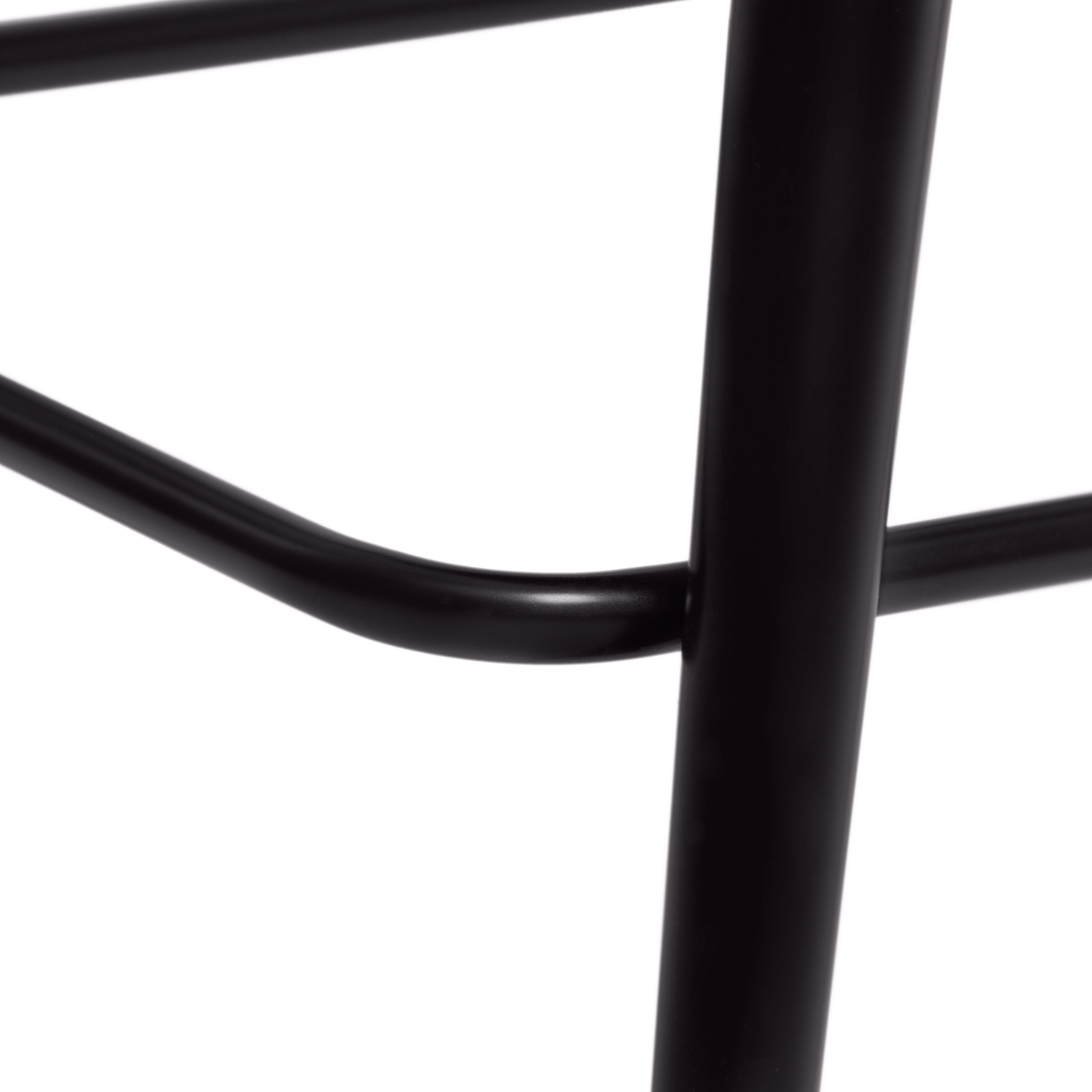 Стул барный CHILLY (mod.7095б) ткань/металл, 53х44х104 см, высота до сиденья 76 см, коричневый barkhat 12/черный